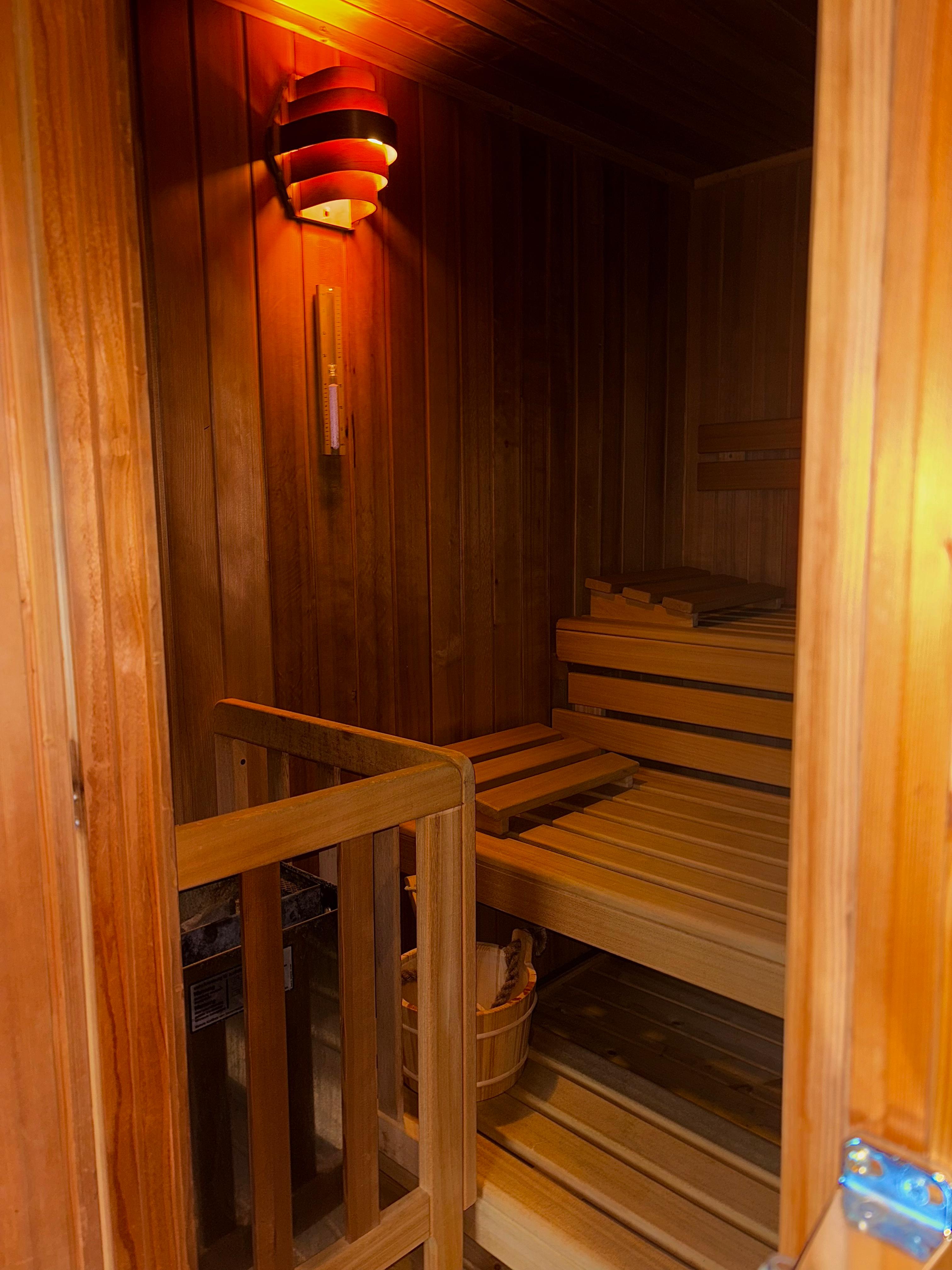 Sauna im Apartmenthaus